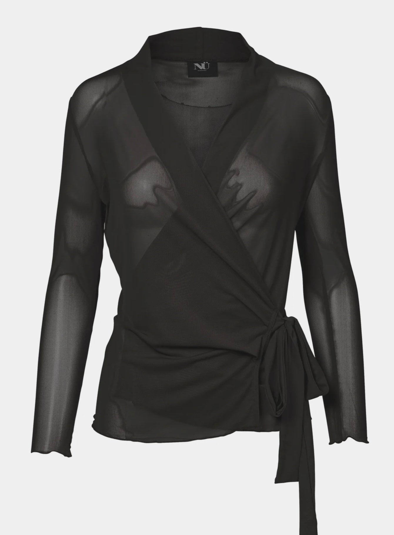 Black wrap cardigan on sale